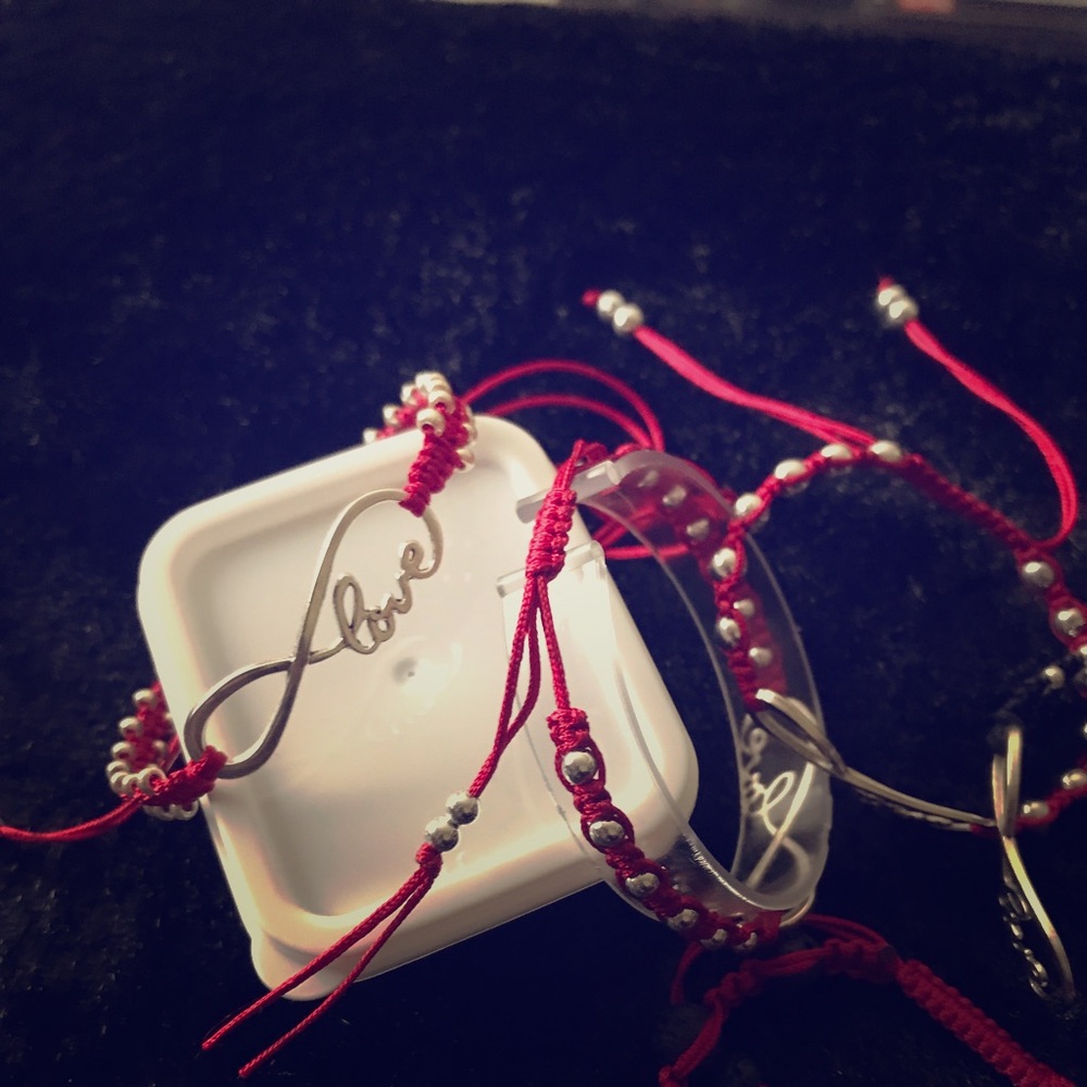 Handmade macrame beaded bracelets